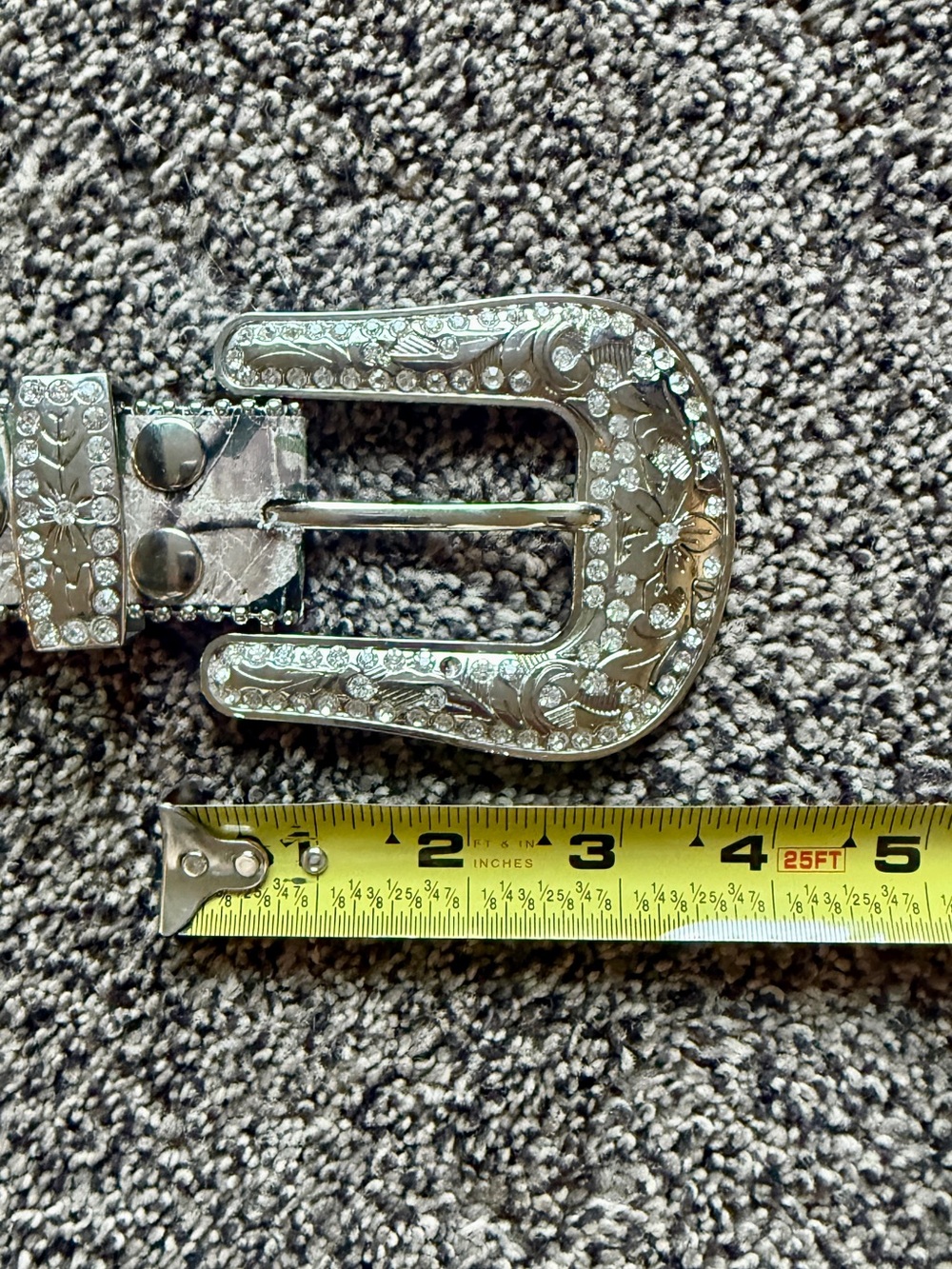 Rhinestone Embellished Camo Western Belt - Picture 8 of 14